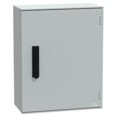Produktfoto 1 von Schneider Electric PanelSeT GF Polyester Wandanschlusskasten Grau IP66, HxBxT 530 mm, 430 mm x 200 mm