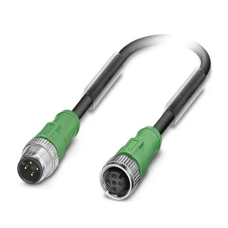 Produktfoto 1 von Phoenix Contact SAC Sensor-Betätigungselementkabel, M12 Stecker / M12 Buchse, Länge 600 mm