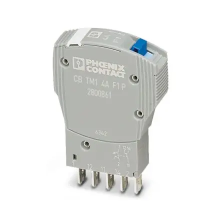 Phoenix Contact CB Thermischer Schutzschalter, 1-polig, Thermomagnetic Device Circuit Breaker Einrastbefestigung, 4A, /