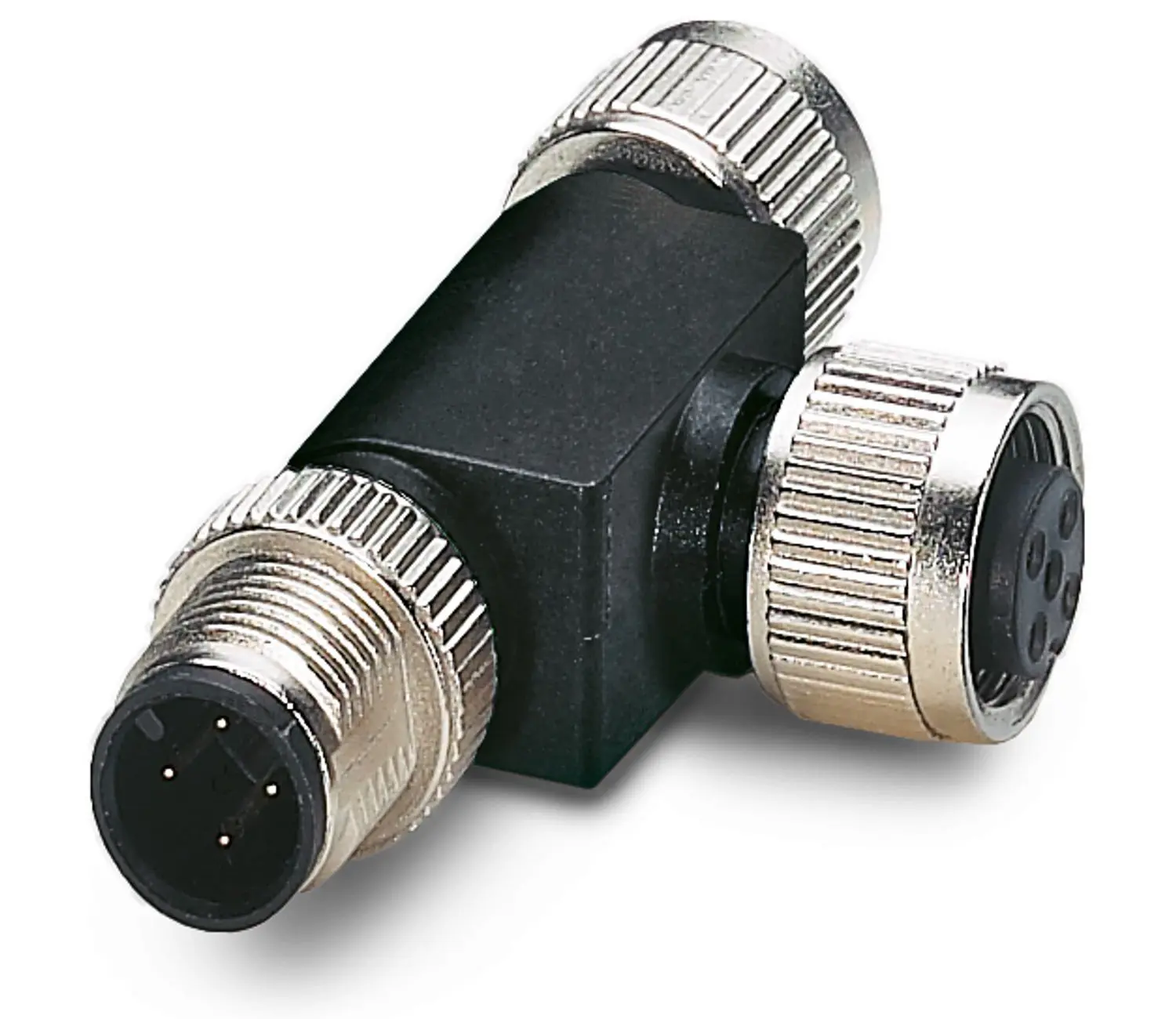 Produktfoto 1 von Phoenix Contact, Gerade SAC Rundsteckverbinder Adapter M12, IP65, IP40, IP68 M12