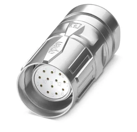 Produktfoto 1 von Phoenix Contact CA M23 M23 Rundsteckverbinder Stecker 17-polig Stecker 8A Frei hängend IP67