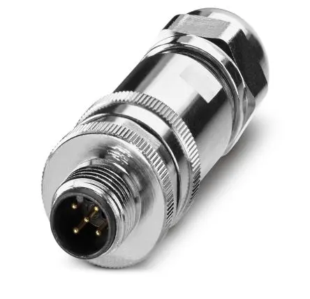 Produktfoto 1 von Phoenix Contact SACC 20 mm M12 Rundsteckverbinder Stecker 5-polig Stecker 4A Frei hängend IP67