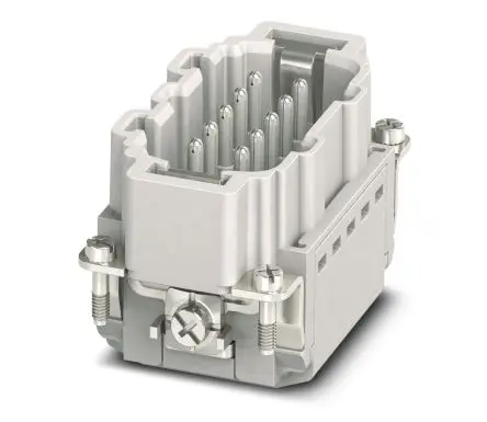 Produktfoto 1 von Phoenix Contact HC-B10 Industrie-Steckverbinder Kontakteinsatz Gerade, 10-polig / 2-reihig
