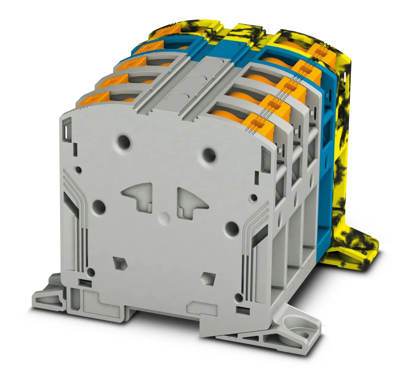 Produktfoto 1 von Phoenix Contact PTPOWER 95-3L/N/FE-F Hochstrom Steckverbinder, 25 → 95mm², 1000/1500 V / 232A