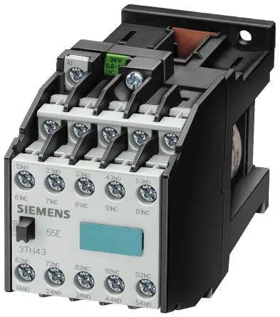 Produktfoto 1 von Siemens 3TH4 Hilfsschütz 24V-Spule, 10-polig, 888V / 10 A 24V 10 Schließer Sicherheit 10-Hilfskontakte