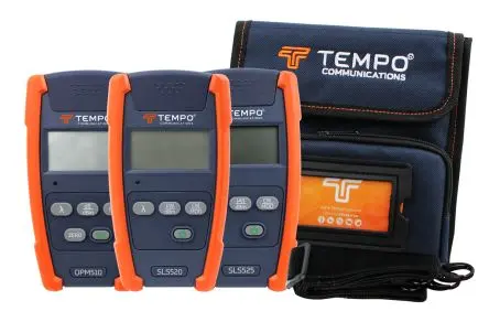Produktfoto 1 von Tempo OPM510, SLS520, SLS525 LWL-Prüfgerät Lichtwellen-Testkit Einzel- und Multimode SC