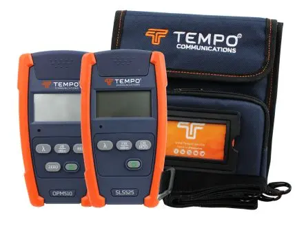 Produktfoto 1 von Tempo OPM510, SLS525 LWL-Prüfgerät Lichtwellen-Testkit Multimodus SC
