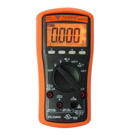 Produktfoto 1 von Tempo MM200 Tragbar Digital Multimeter 1 kV ac / 10 A ac 6 mA dc, 600 Ω