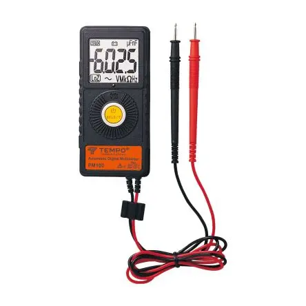 Produktfoto 1 von Tempo PM100 Tragbar Digital Multimeter, CAT, CAT III 450 V ac / 10 A ac 8 A dc, 6000 Ω