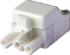 Produktfoto 1 von Wieland ST18 Beleuchtungssteckverbinder, Kabel Stecker, Anschluss, Schraubbefestigung 16A, Kontakte: 3 IP20, Weiß,