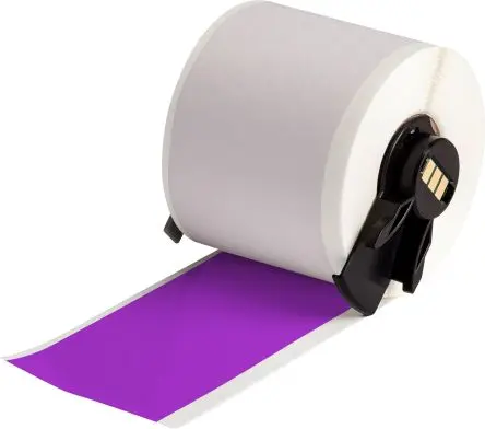 Produktfoto 1 von Brady Etikette auf Rolle B. 50.8 mm für BMP61 1 pro Paket auf Weiß Violett Beschichtet Vinyl
