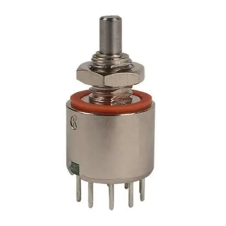 Elma 16-Stufen MR50 Drehschalter Ein/Aus-Schalter, 1-polig / 200mA Leiterplatten-Anschlussklemme, 14.56 mm x 12.7mm x