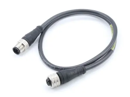 Produktfoto 1 von Molex 120007, 4-polig Sensor-Betätigungselementkabel, Gerade Stecker 4 / Gerade Buchse, Länge 1 m