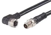 Produktfoto 1 von Molex 120028, 3-polig Sensor-Betätigungselementkabel, M8 Buchse 3 / Nicht abgeschlossen Stecker, Länge 1 m