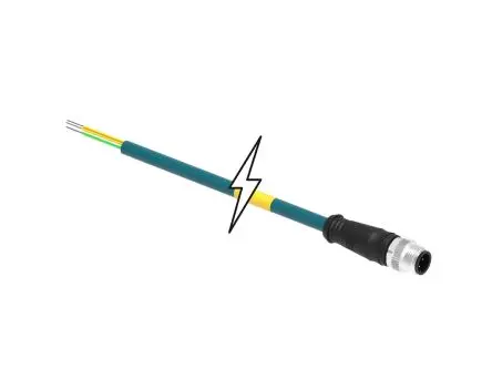 Produktfoto 1 von Molex 120108, 4-polig Sensor-Betätigungselementkabel, M12 Stecker / Nicht abgeschlossen