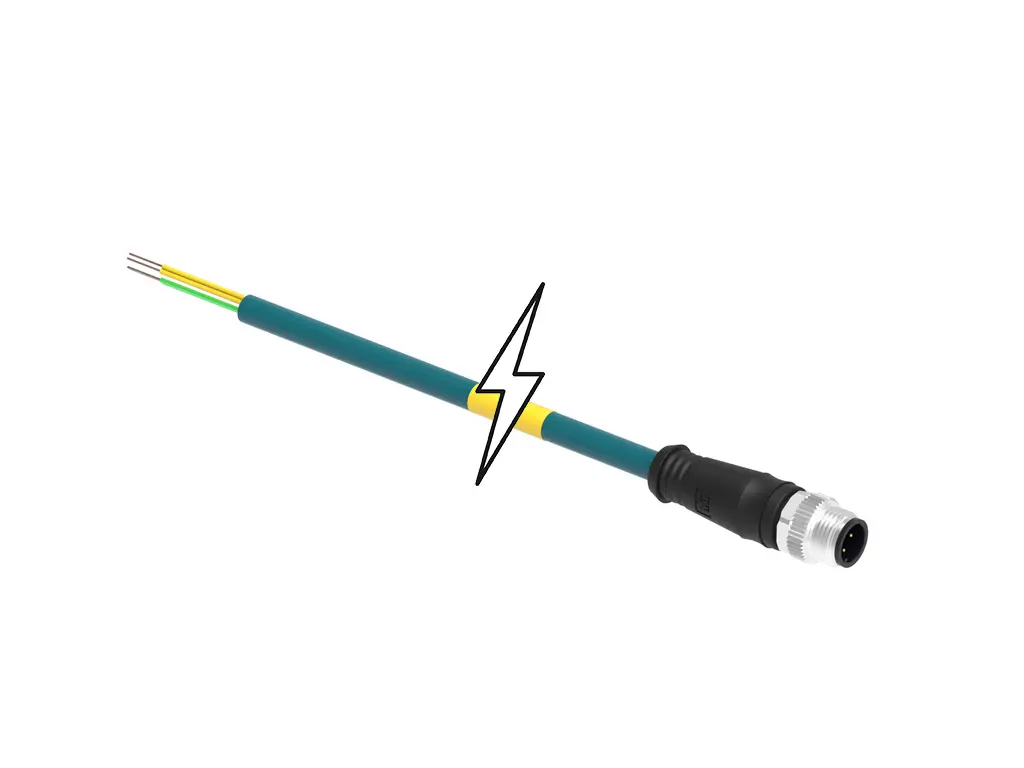 Produktfoto 1 von Molex 120108, 4-polig Sensor-Betätigungselementkabel Stecker 4 Stecker, Länge 30 m