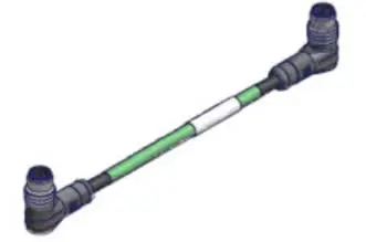 Produktfoto 1 von Molex Micro-Change M12, 4-polig Sensoranschlusstechnik Stecker 4 Stecker, Länge 30 m