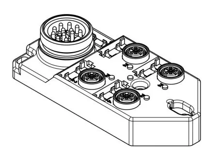 Produktfoto 1 von Brad from Molex Kabel 4 Anschlüsse