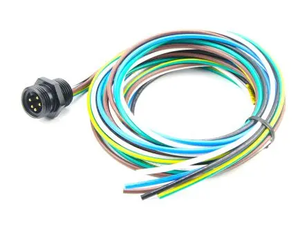 Produktfoto 1 von Molex 130013, 5-polig Sensor-Betätigungselementkabel, 7/8 Zoll Rund, Gerade Stecker 5 / Nicht abgeschlossen, Länge 2 m