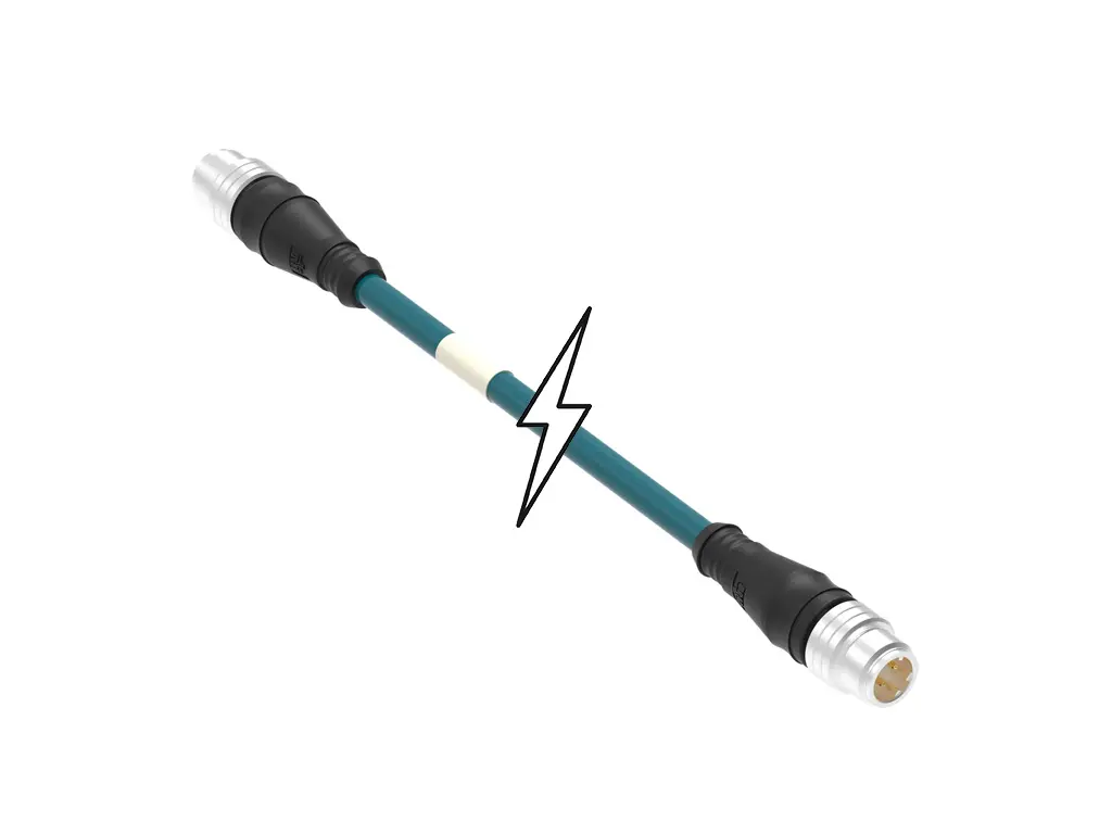 Produktfoto 1 von Molex 130048, 4-polig Sensor-Betätigungselementkabel, M12 Stecker 4 / M12 Stecker, Länge 2 m