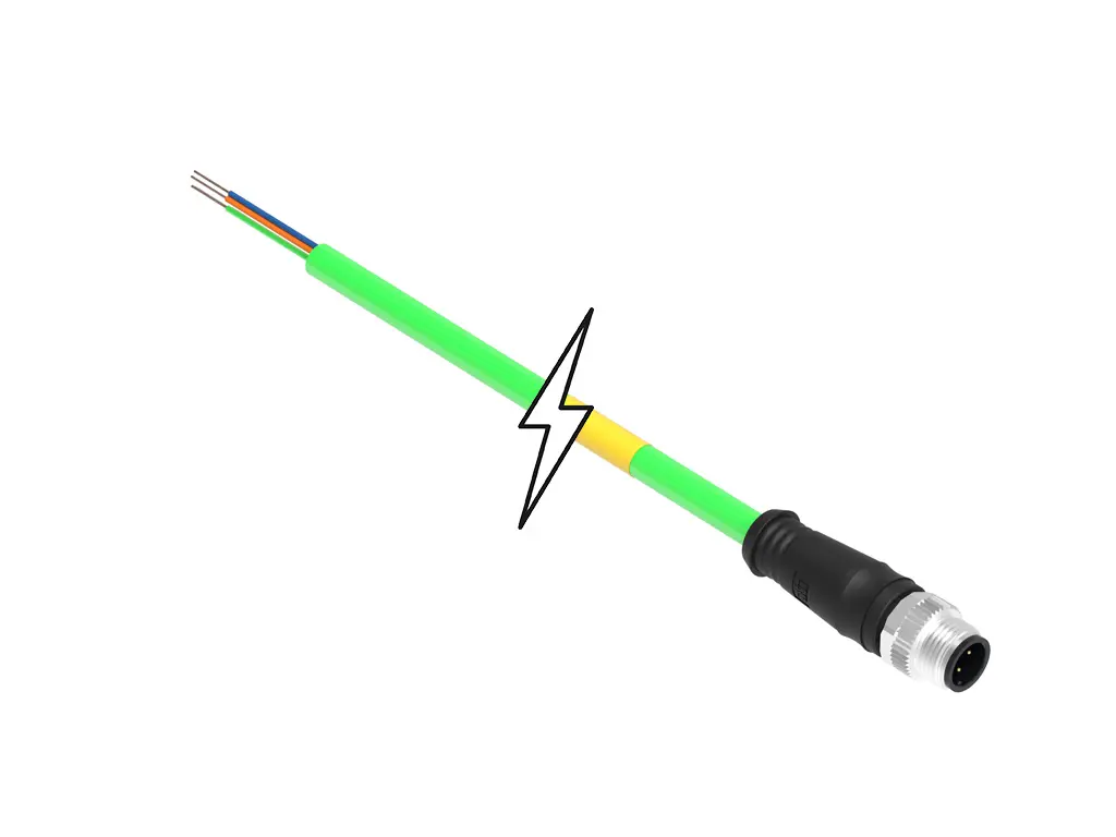 Produktfoto 1 von Molex A3-SIZE 130048 Sensor-Betätigungselementkabel, M12 / Nicht abgeschlossen