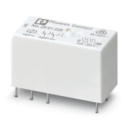 Produktfoto 1 von Phoenix Contact REL-MR-110DC/21-21AU Relais ohne Verriegelung 110V dc Spule 2PDT DIN-Hutschiene 10A 26.6 kΩ 450 mW