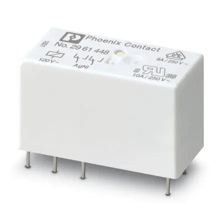 Produktfoto 1 von Phoenix Contact REL-MR-120AC/21-21 Relais ohne Verriegelung 120V dc Spule 2PDT DIN-Hutschiene 10A 8.1 kΩ 840 mW