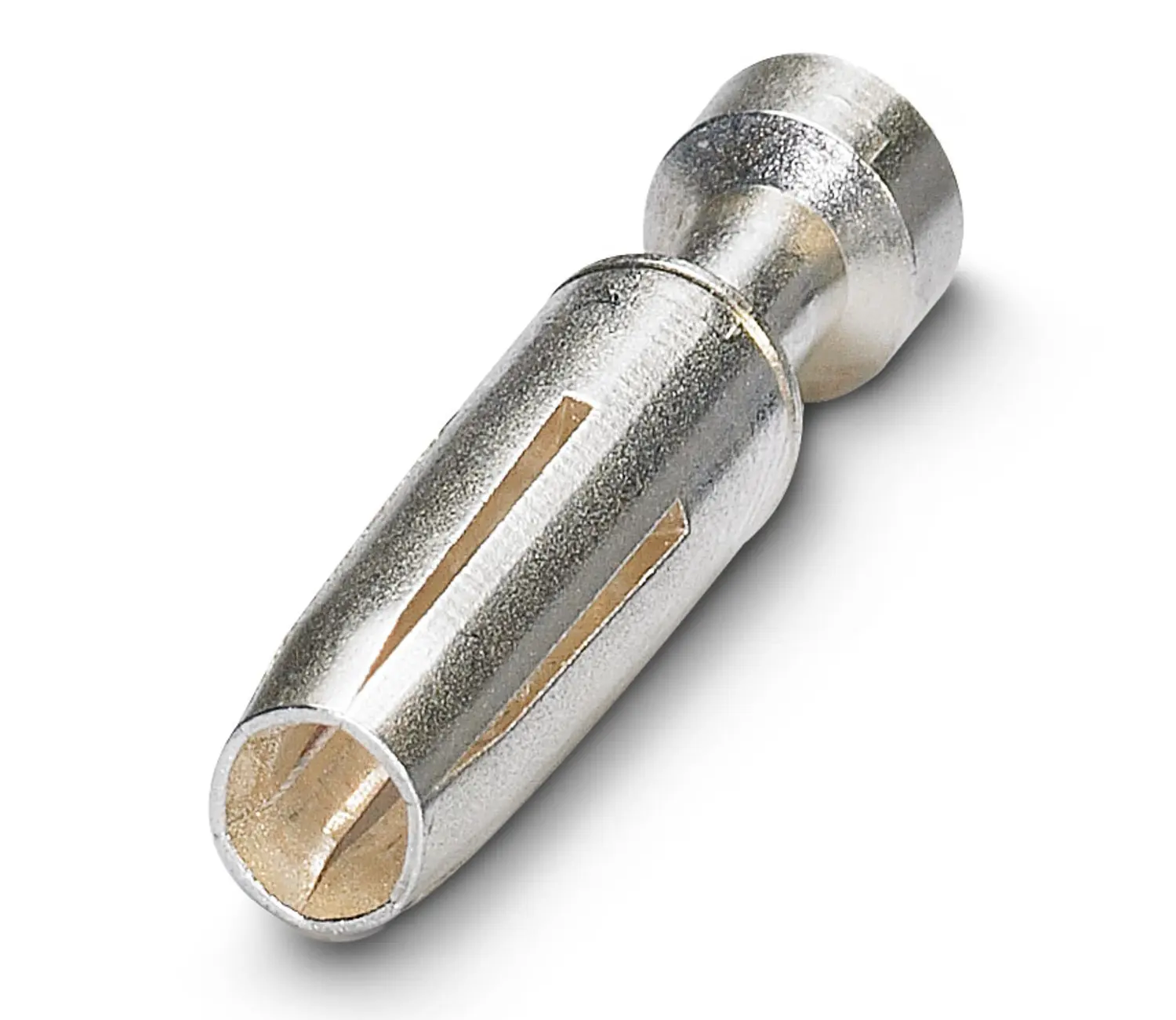 Produktfoto 1 von Phoenix Contact 2.5 mm CK2 Kontakt für robusten Stromversorgungsstecker Buchse Crimpkontakt 4 mm² 4 mm²