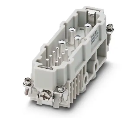Produktfoto 1 von Phoenix Contact HC-K 4 Industrie-Steckverbinder Kontakteinsatz Gerade, 4-polig / 2-reihig