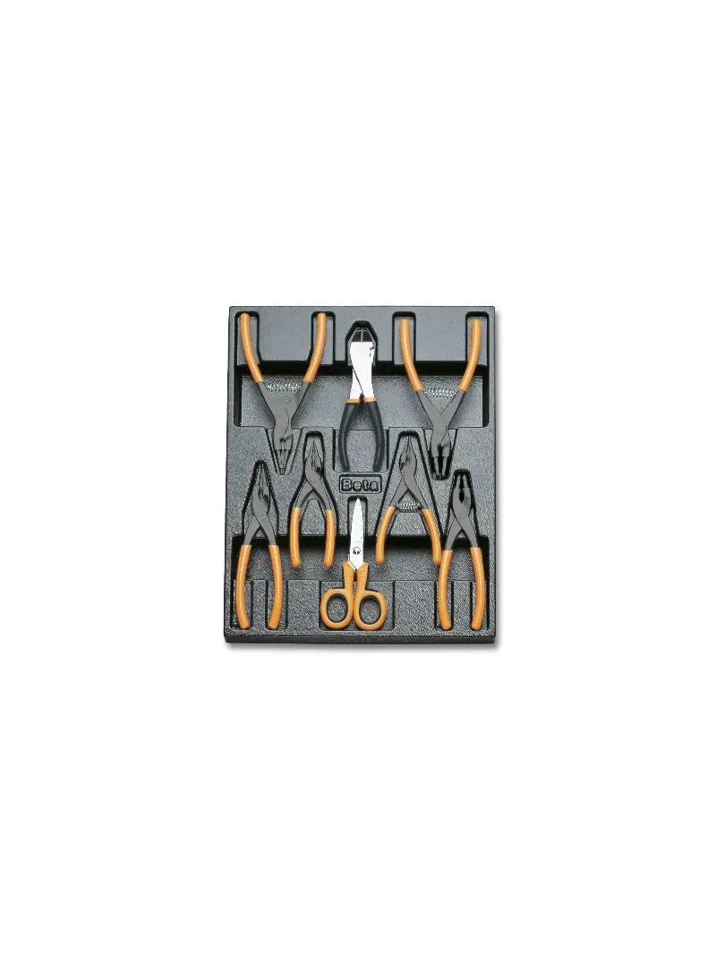 Produktfoto 1 von BETA Universeller Einsatz Werkzeugsatz, Thermogeformter Tray 8-teilig