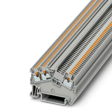 Produktfoto 1 von Phoenix Contact PTS 1.5/S-TWIN Reihenklemme Grau, 0.14 → 1.5mm², 500 V / 17.5A, Einstecken