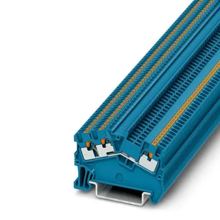 Produktfoto 1 von Phoenix Contact PTS 1.5/S-TWIN BU Anschlussklemmenblock für Durchkontaktierung 1 Blau, 0.14mm², 1.5 mm², 500V