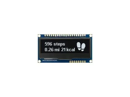 Produktfoto 1 von Midas 2.23 Zoll Weiß OLED-Display 128 x 32 Pixel, 55.018 x 13.098 mm Passiv-Matrix COB Multi