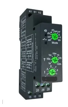 Produktfoto 1 von RS PRO Zeitrelais, DIN-Hutschiene 12 to 240 V ac 12V ac, 240 V ac, 0.1 s to 100 h, 2 Kont. Multifunktion, 2-poliger