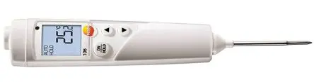 Produktfoto 1 von Testo Digitales Thermometer, 106, Kfz, 1 bis 275 °C ±1°C max, Messelement Typ Nadel, Generell