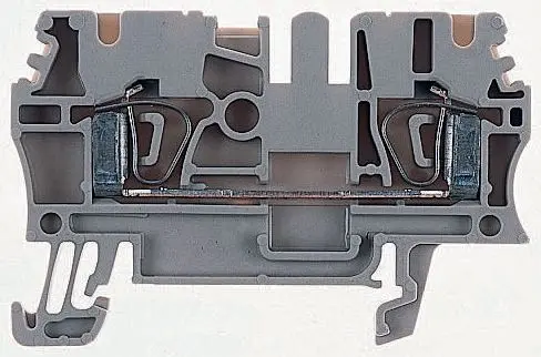 Produktfoto 1 von Weidmüller ZDU DIN-Tragschiene 1 Braun, 35 mm², 800 V Klemme