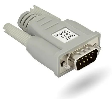 Produktfoto 1 von Ixxat D-Sub-Steckverbinder Vertikal, 9-polig Stecker, mit Schraube 4-40 UNC