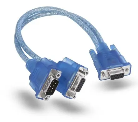 Produktfoto 1 von Ixxat CAN Y cable Serielles Kabel / D-SUB Buchse / D-Sub 9-polige Buchse/Stecker Stecker, 0.22 m