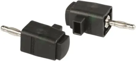 Produktfoto 1 von Schutzinger Bananenstecker, Schwarz, 30 V ac, 60V dc