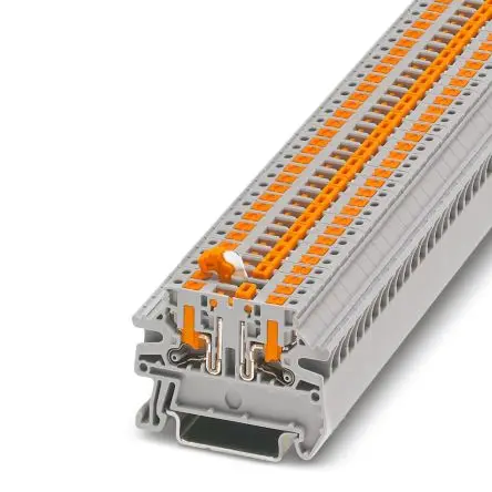 Produktfoto 1 von Phoenix Contact PTV Anschlussklemmenblock DIN-Schiene 1 Grau, 4mm², 800V Einsteck-Anschluss
