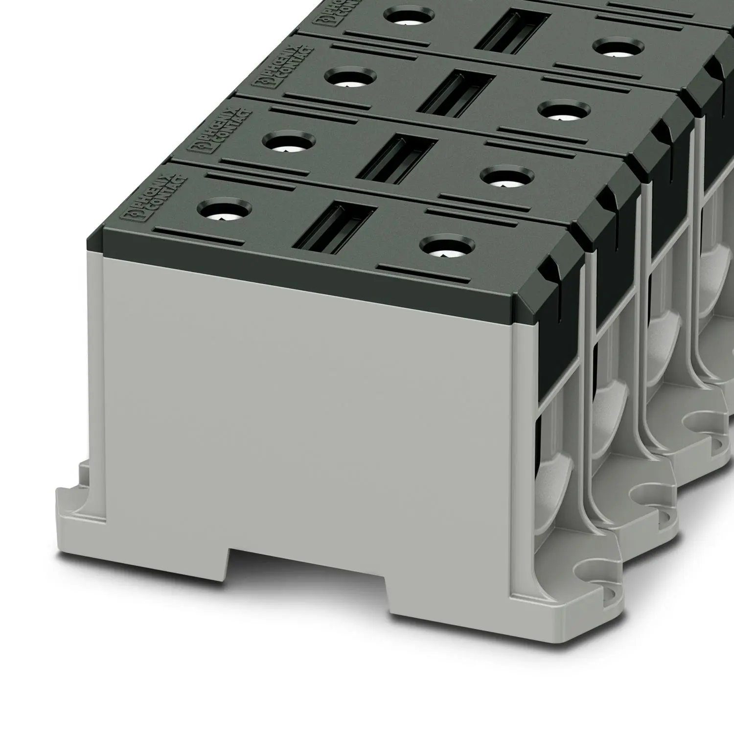 Produktfoto 1 von Phoenix Contact UBAL 240 BK Anschlussklemmenblock DIN-Schiene 1 Schwarz, 240 mm², 1 kV Schraubbefestigung