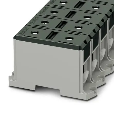 Produktfoto 1 von Phoenix Contact UBAL 240 BK Reihenklemmenblock Einfach Schwarz, 240mm², 1 kV / 310A, Schraubanschluss