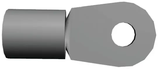 Produktfoto 1 von TE Connectivity Solistrand Ringkabelschuh, Unisoliert 1 AWG, 1 AWG max.AWG, aussen ø 20.5 mm, innen ø 6.73 mm, M6