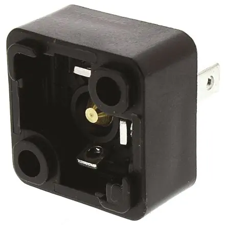 Produktfoto 1 von Hirschmann GSSNA DIN 43650 Ventilsteckverbinder DIN 43650 C 2+E / 25V ac/dc, PG7 Zentrale Schraube, Schwarz