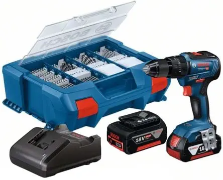 Produktfoto 1 von Bosch GSB Kombibohrer Schnurlos Bürstenlos 4 Ah 13 mm Typ C - EU 0U/min, 1800 U/min, 460 U/min 200 Nm