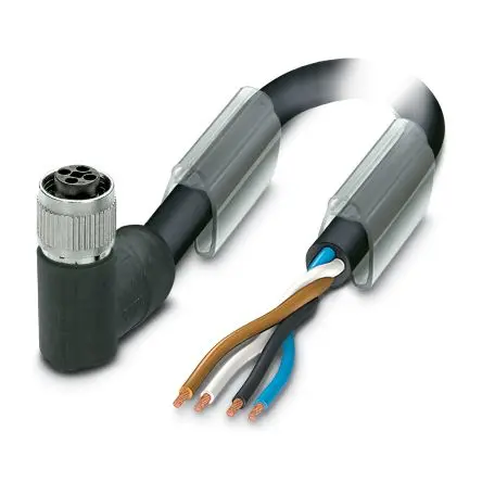 Produktfoto 1 von Phoenix Contact SAC-4P- 5.0-PUR/FRT SCO, 4-polig Sensor-Betätigungselementkabel, Rechtwinklig 4 / Nicht abgeschlossen