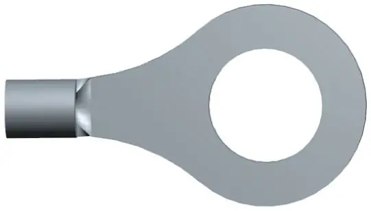 Produktfoto 1 von TE Connectivity Solistrand Ringkabelschuh, Unisoliert 22 AWG, 16 AWG max.AWG, aussen ø 13.49 mm, innen ø 1.55 mm, M10