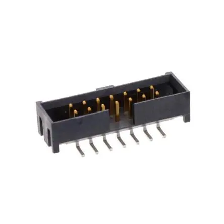 Produktfoto 1 von Samtec STMM Leiterplattenleiste Horizontal, 14-polig / 2-reihig, Raster 2 mm Raster Oberfläche, Kabel-Platine, Ummantelt