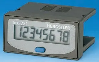 Produktfoto 1 von Hengstler TICO 731 LCD Zähler Manuell 8-stellig max. 30Hz 12 → 24 V dc