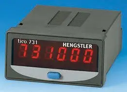 Produktfoto 1 von Hengstler TICO 731 LED-Display Bidirektional Zähler Automatisch, manuell 6-stellig Positionen max. 7.5kHz 12 →